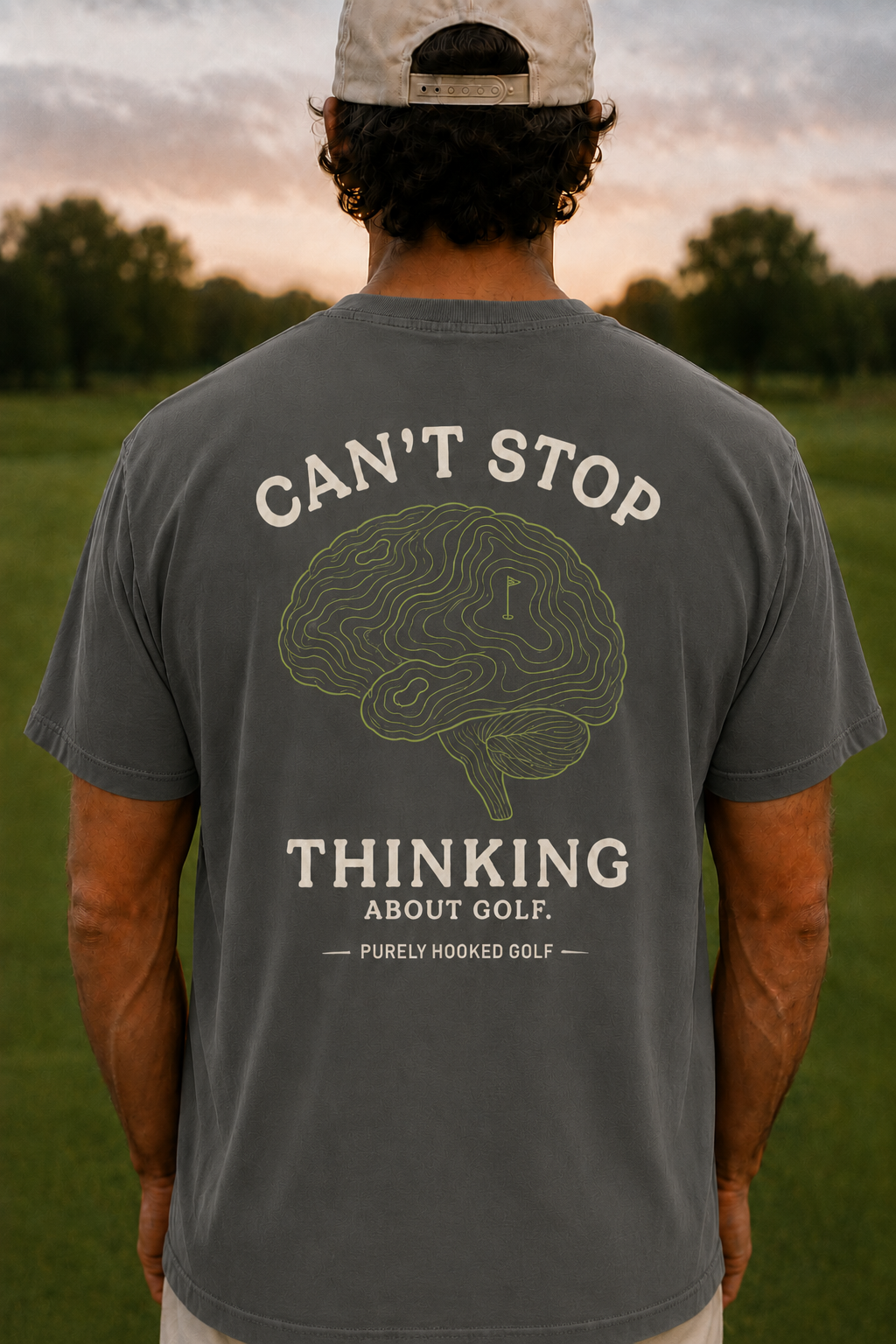 Thinking About Golf Tee Pepper back