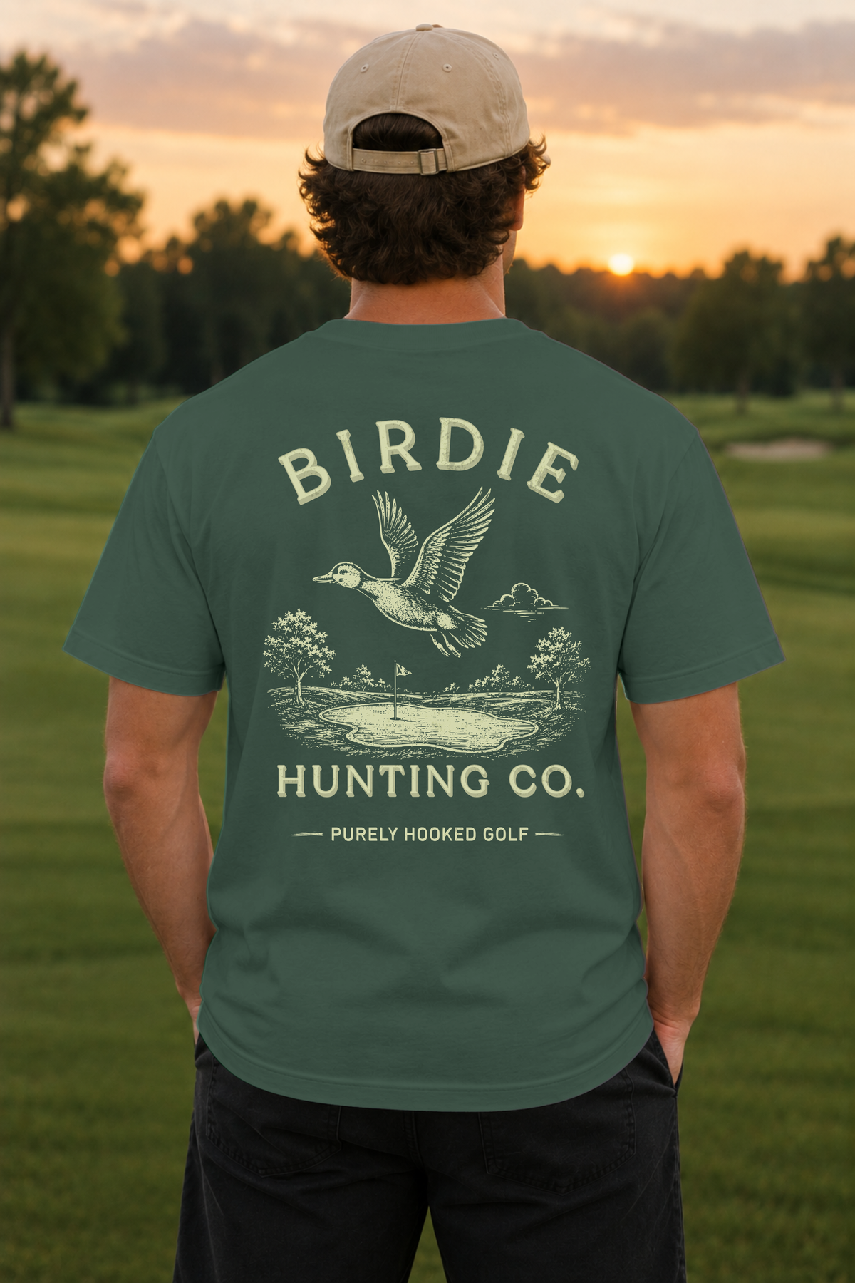 Birdie Hunting Co. Blue Spruce Back
