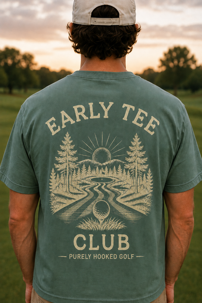 Early Tee Club Blue Spruce back