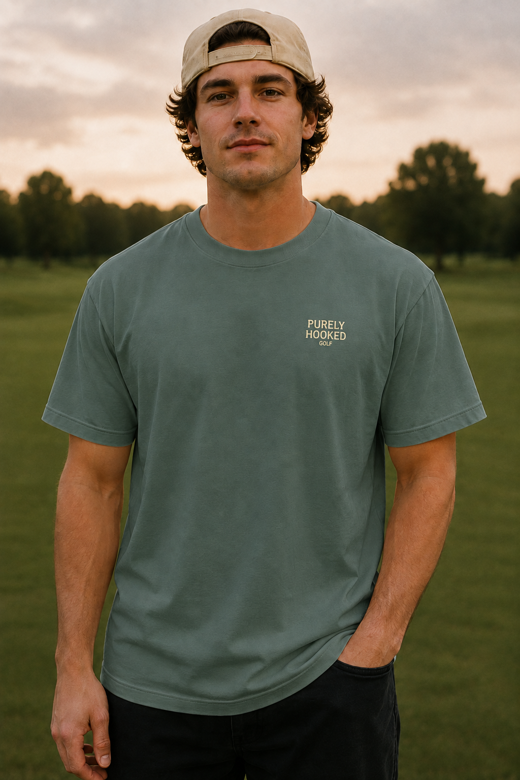 Early Tee Club Blue Spruce front