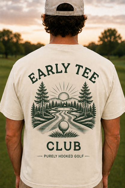 Early Tee Club Ivory back