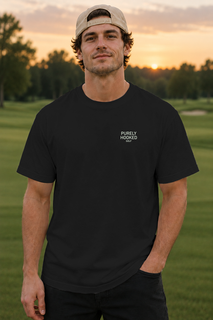 Early Tee Club Black front