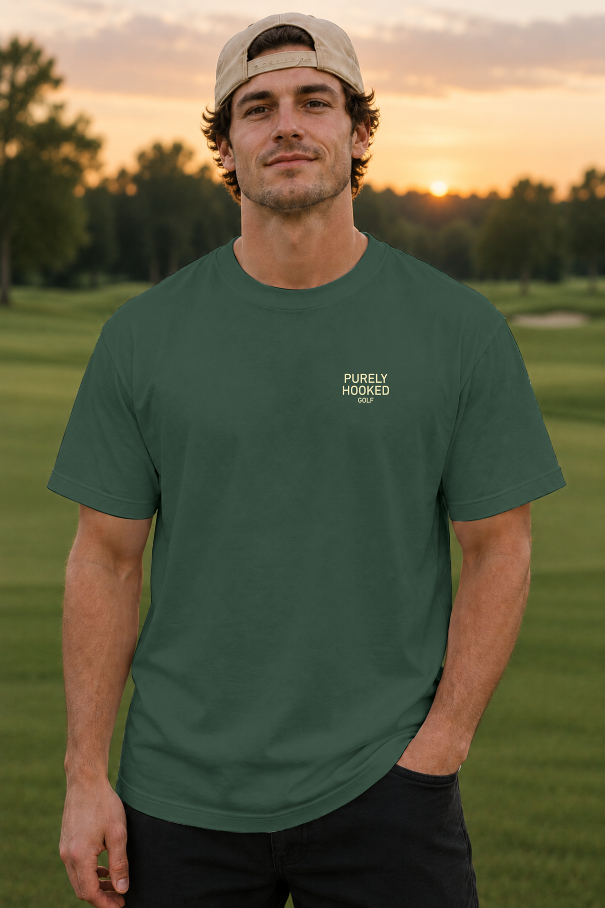 Early Tee Club Blue Spruce front