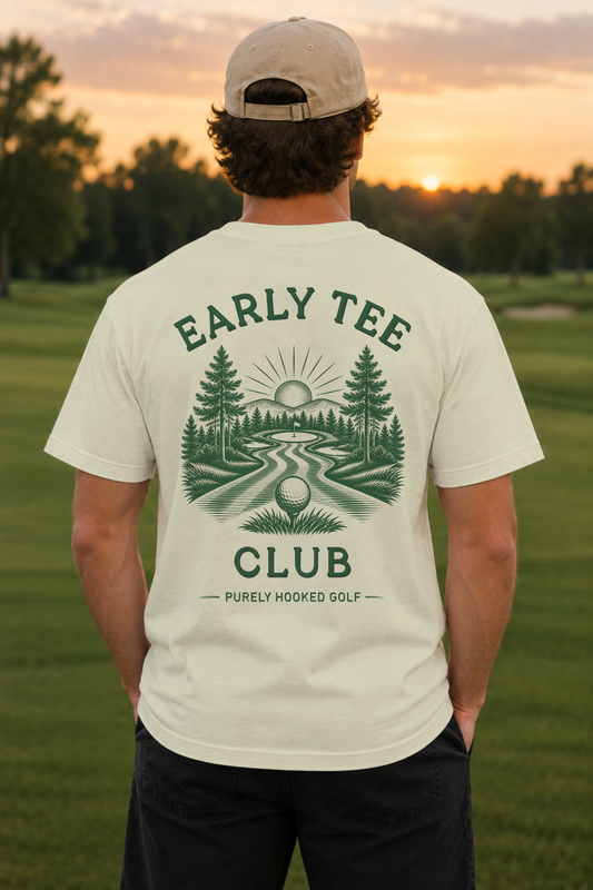 Early Tee Club Ivory back