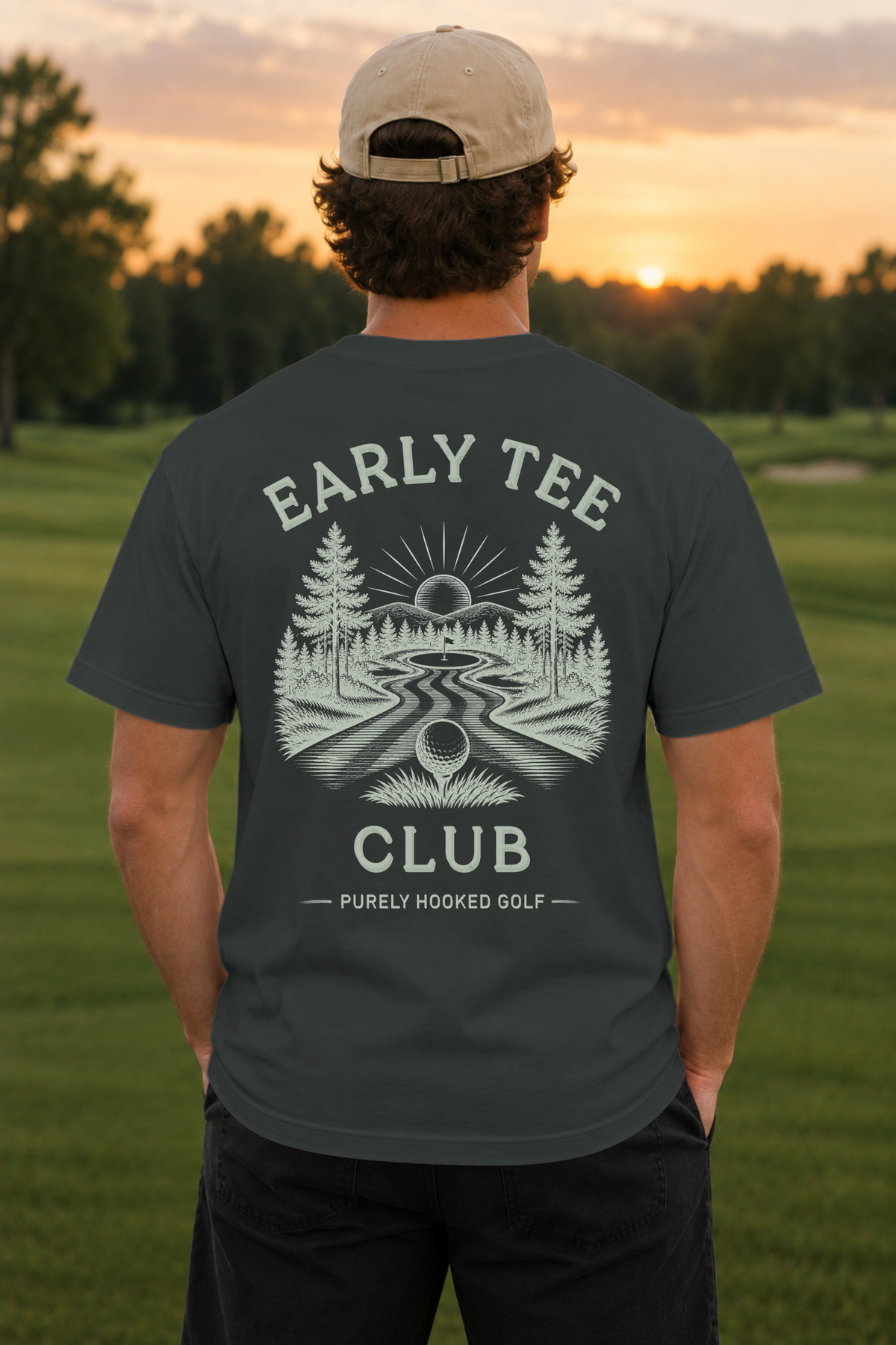 Early Tee Club Pepper back